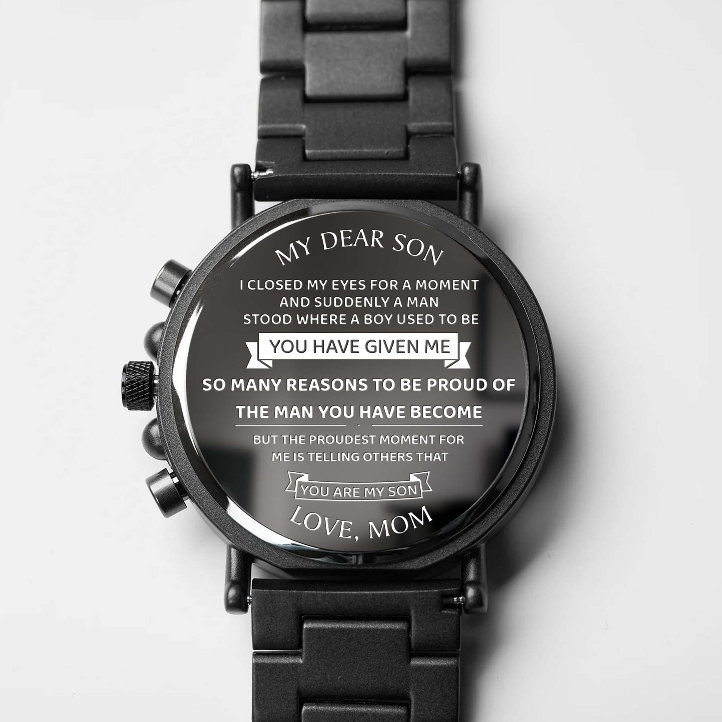 My Dear Son, You Have Become A Man