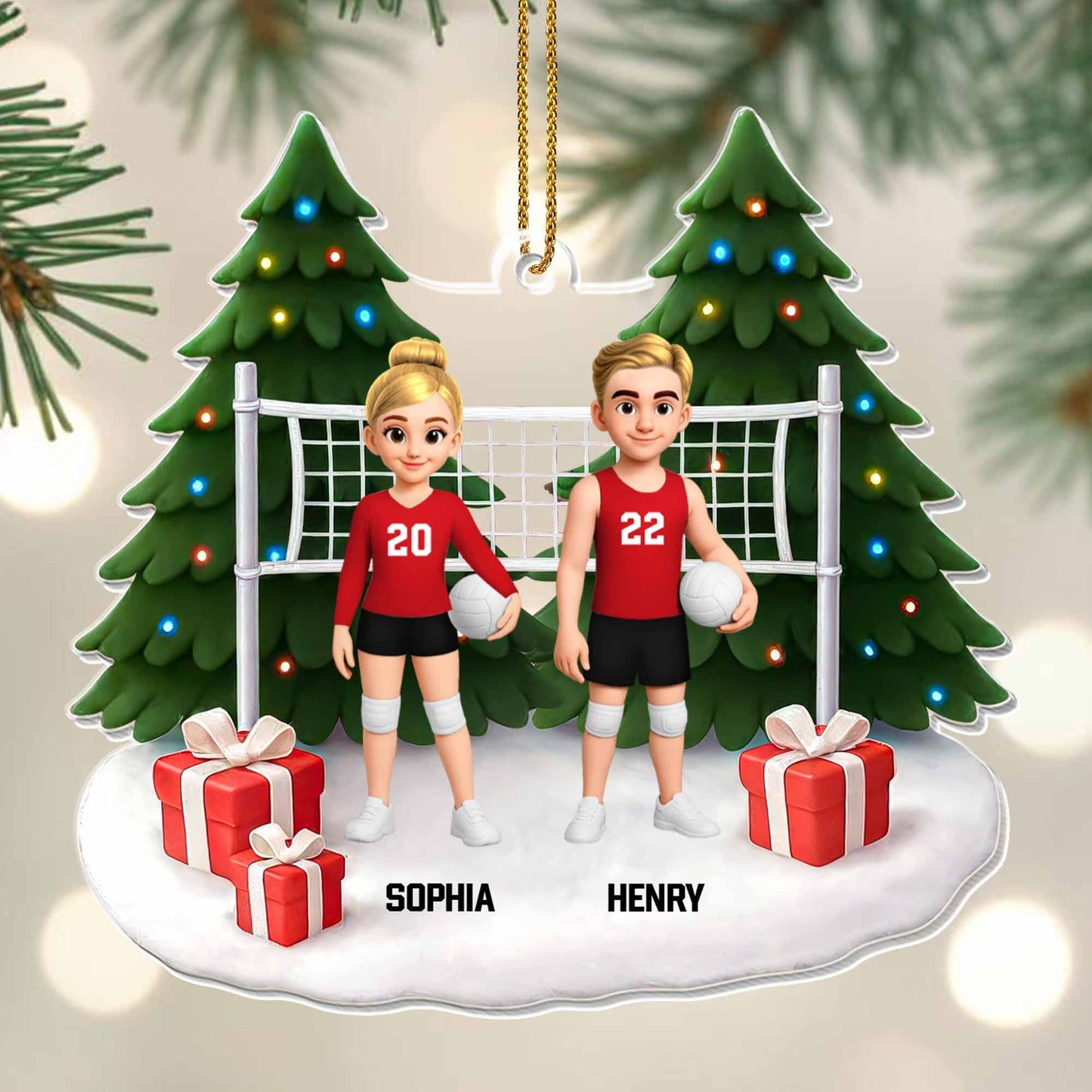 Celebrate The Festive Season With Volleyball Players