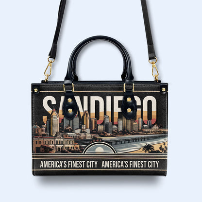 San Diego - Leather Handbag - SD01