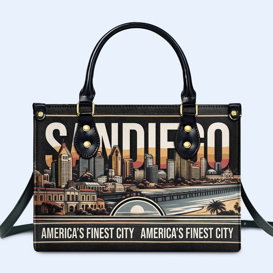 San Diego - Leather Handbag - SD01