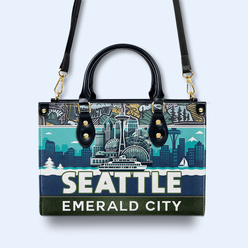 Seattle - Leather Handbag - ST01