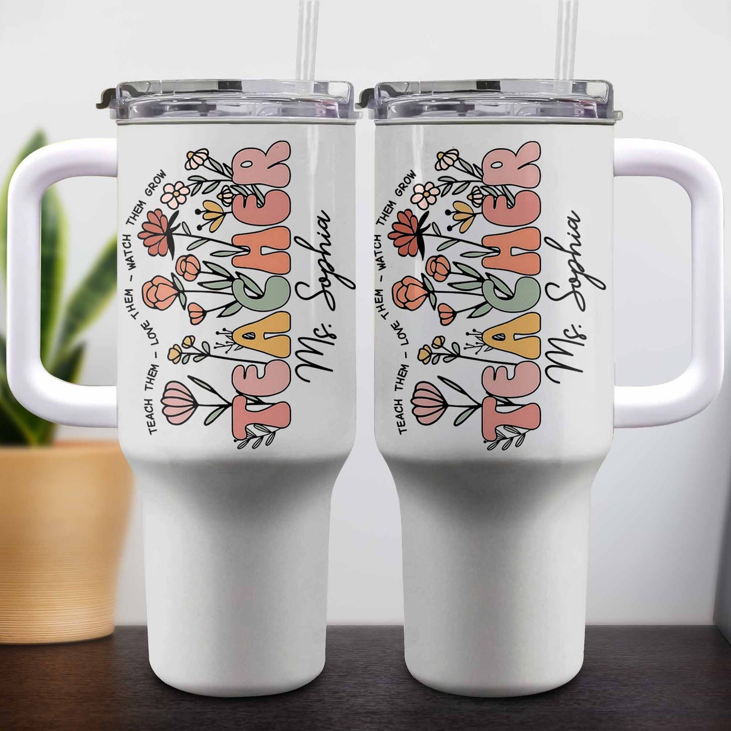 Teach Them Love Them Watch Them Grow With Flowers