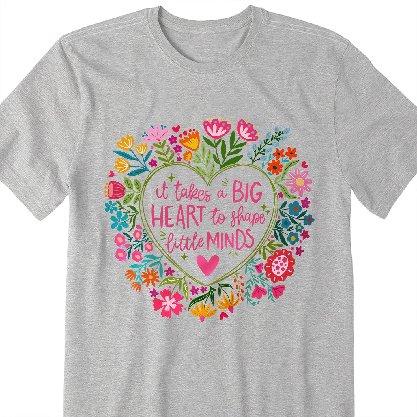 Big Heart To Shape Little Minds With Flowers