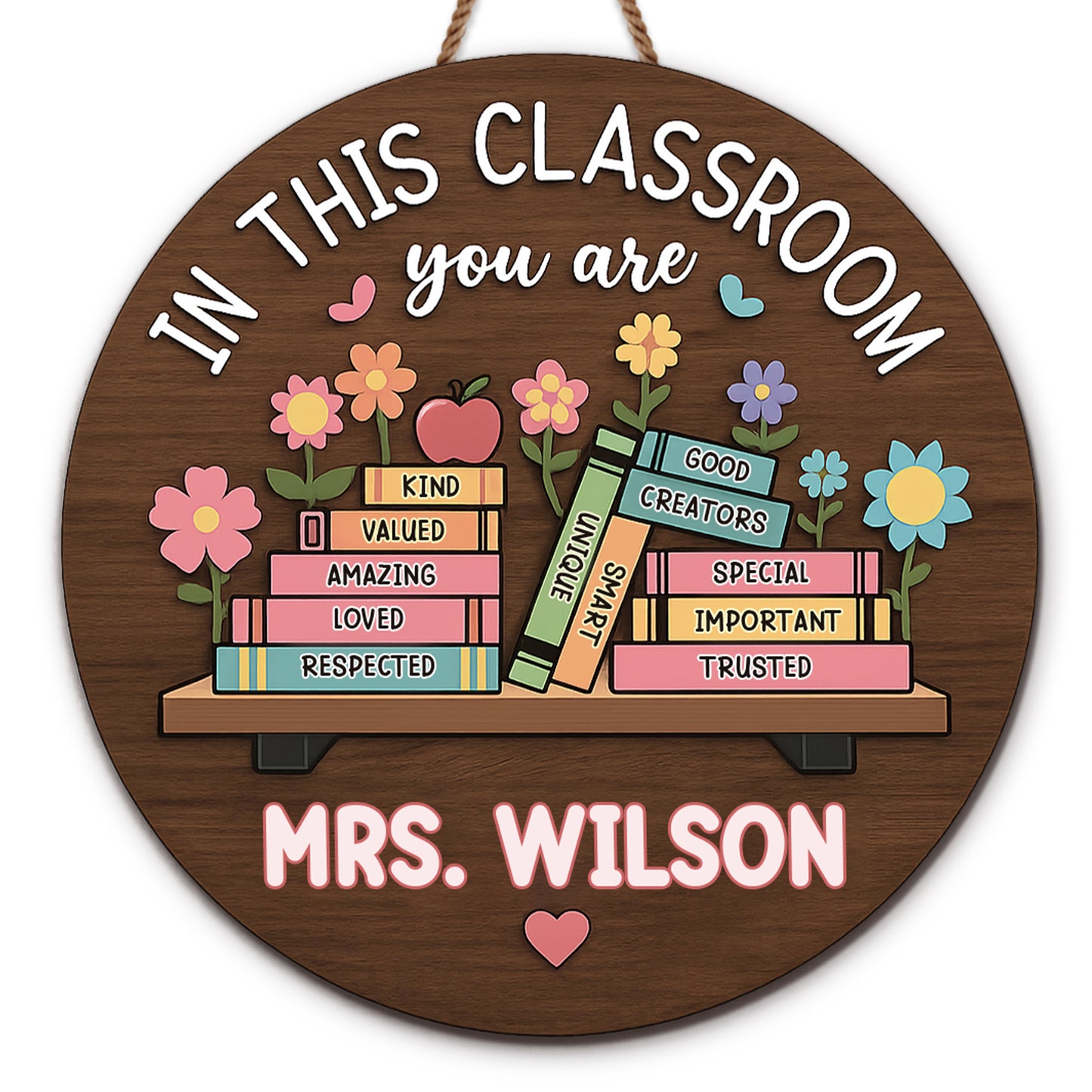 In This Classroom You Are Loved And Respected, Teacher Sign