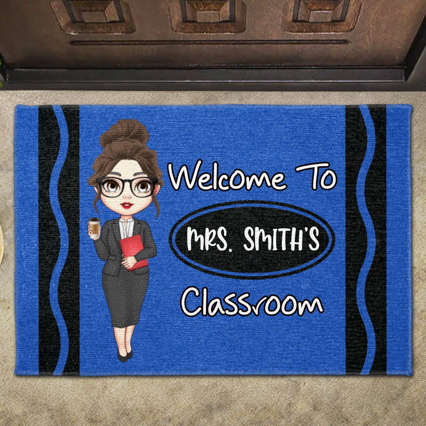 Welcome To Mrs. Smith's Classroom Teacher Doormat