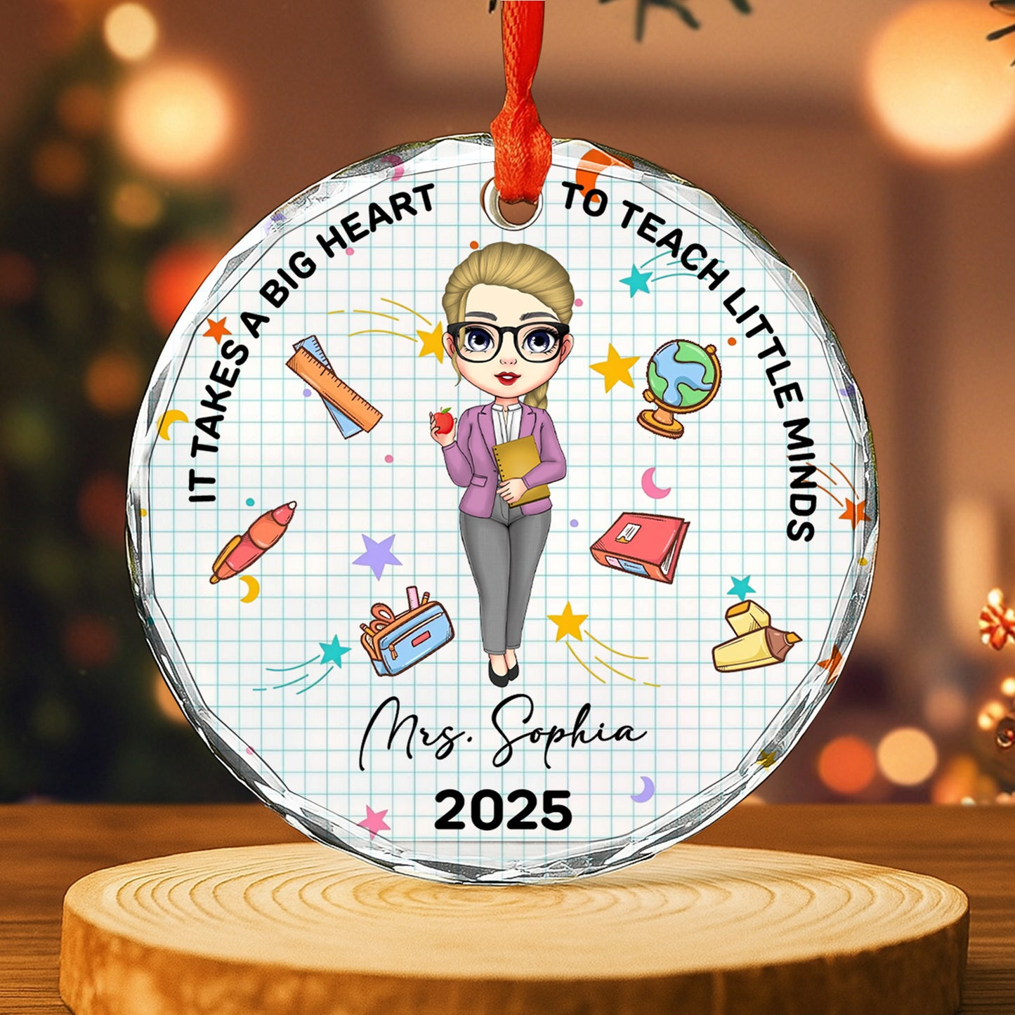 It Takes a Big Heart to Teach Little Minds, Teacher Cartoon