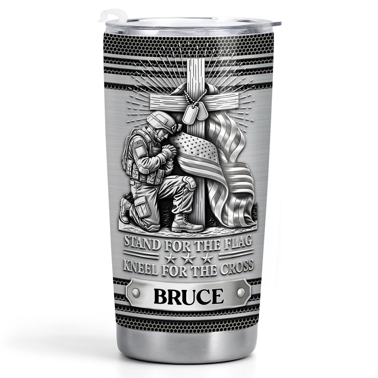 Stand For The Flag, Kneel For The Cross, Military Tribute