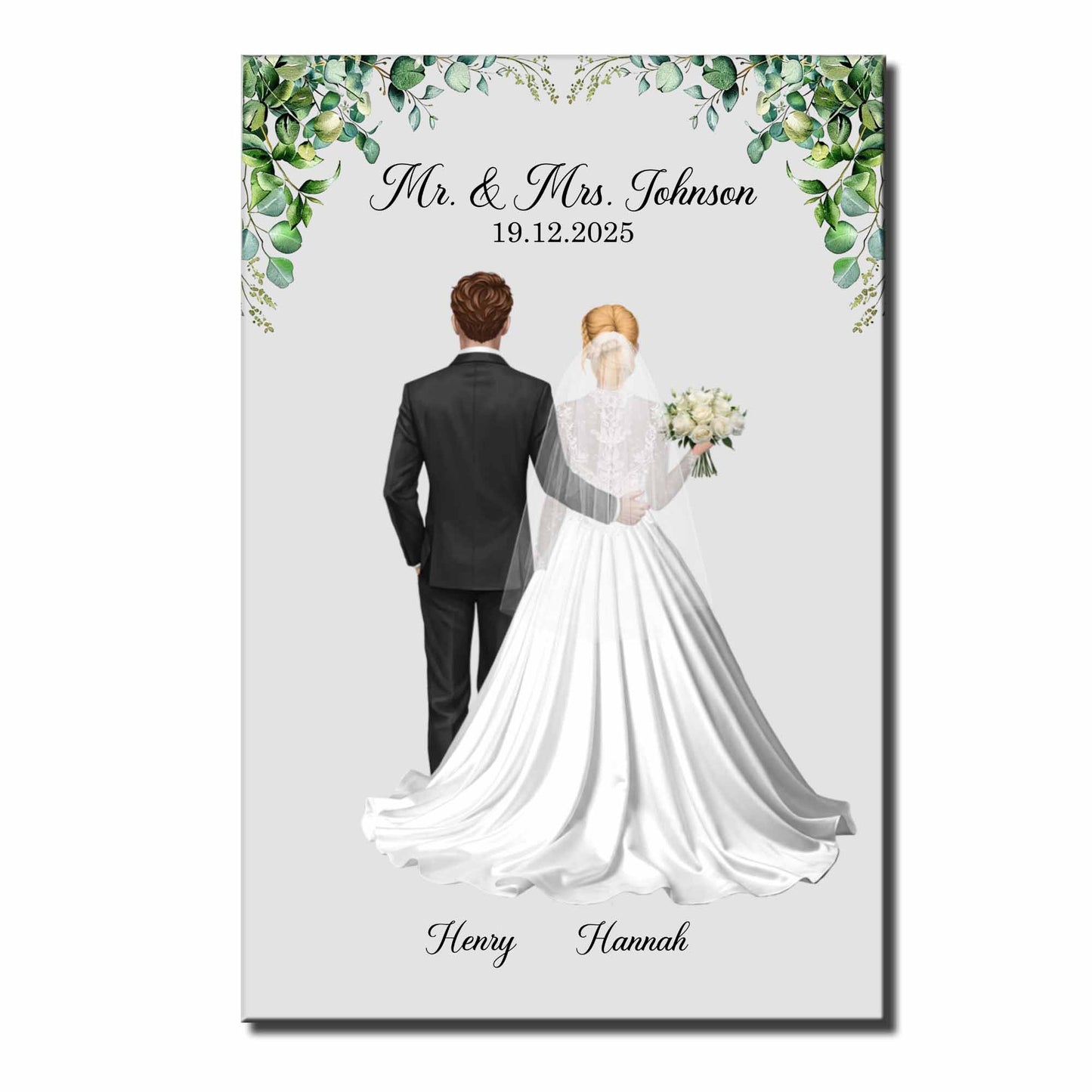 Timeless Wedding Memory With Floral Arch