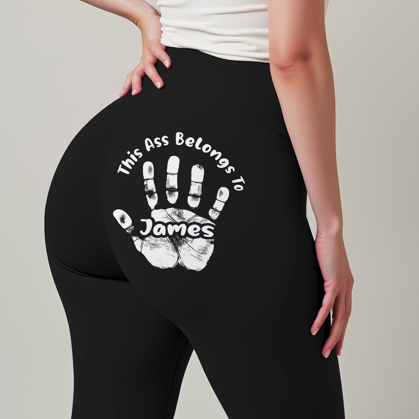 This Ass Belongs To, Handprint Design