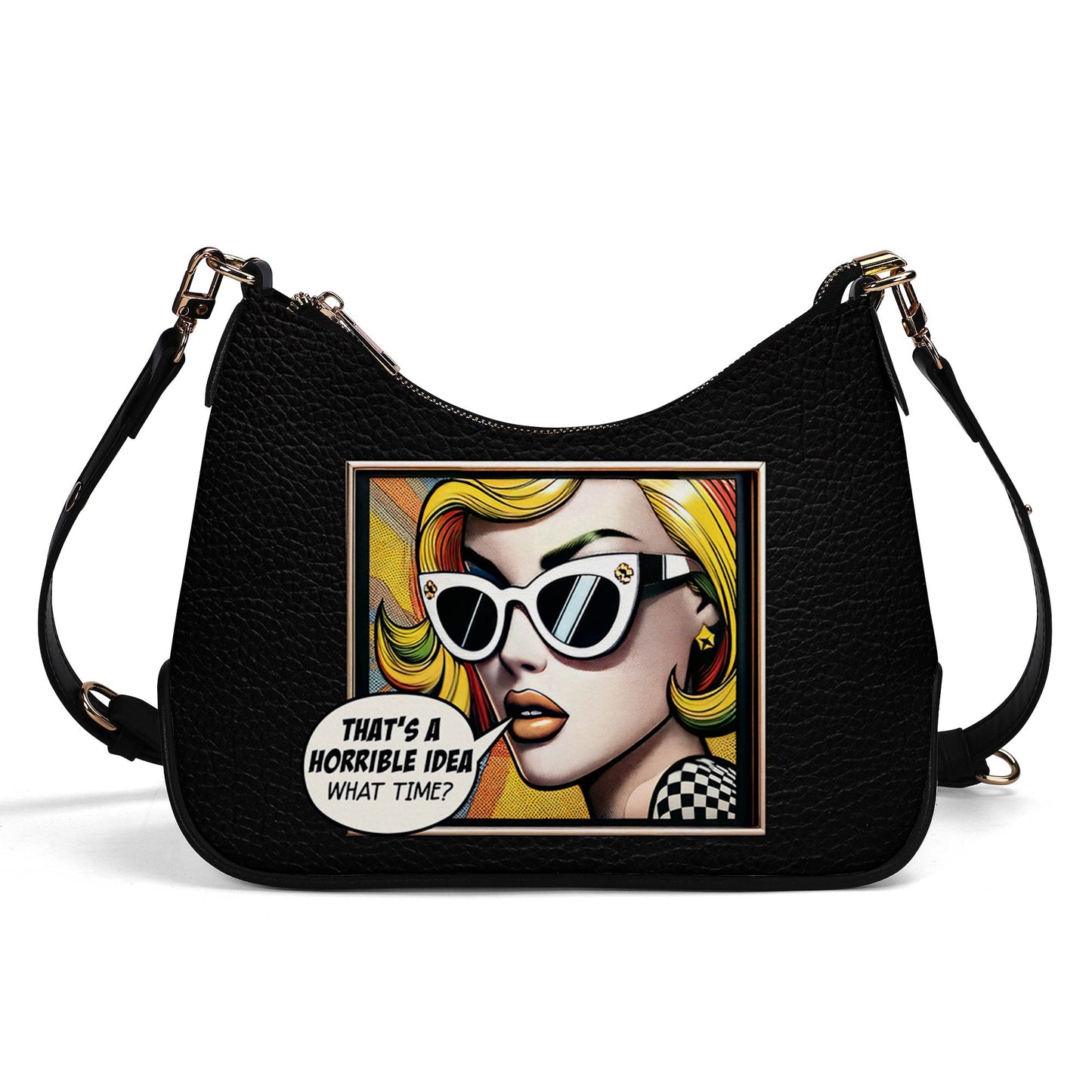 What Time - Personalized Custom Chain Crossbody Handbag - WT01CH