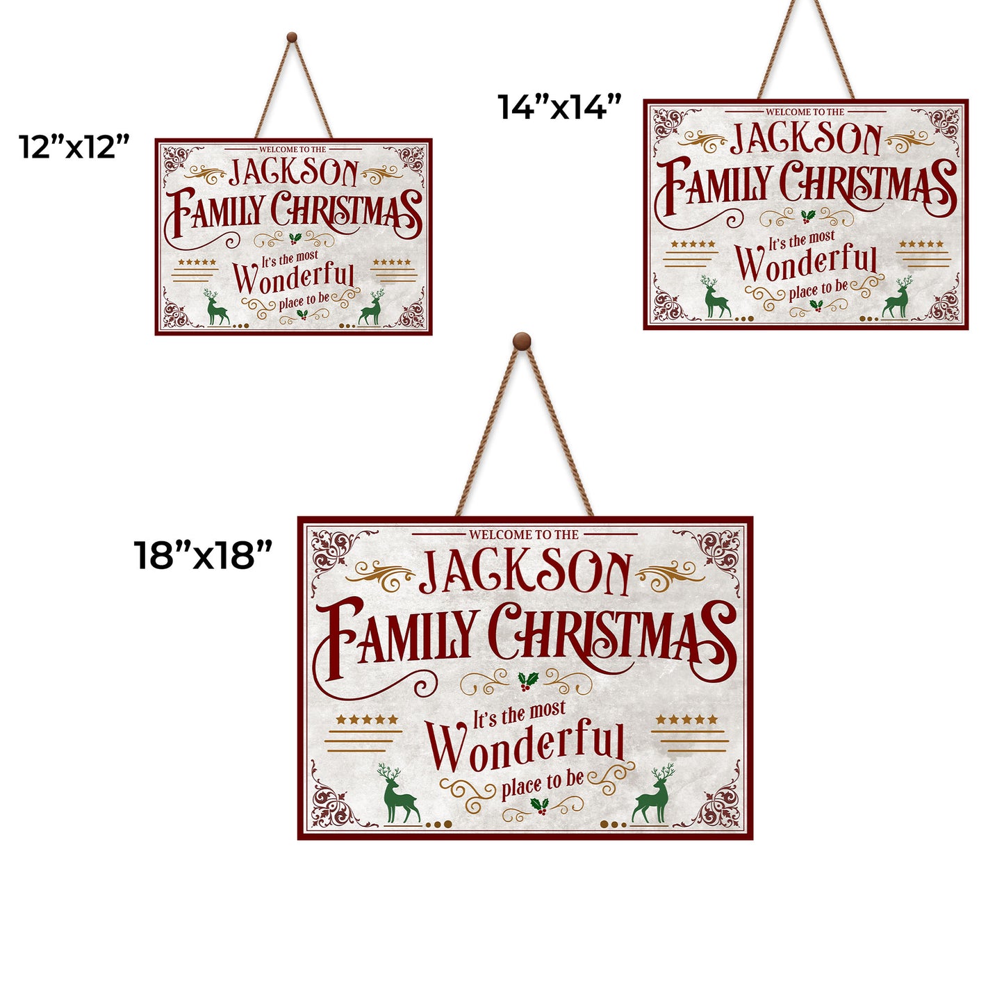 Welcome To The Family Christmas, It's The Most Wonderful Place To Be