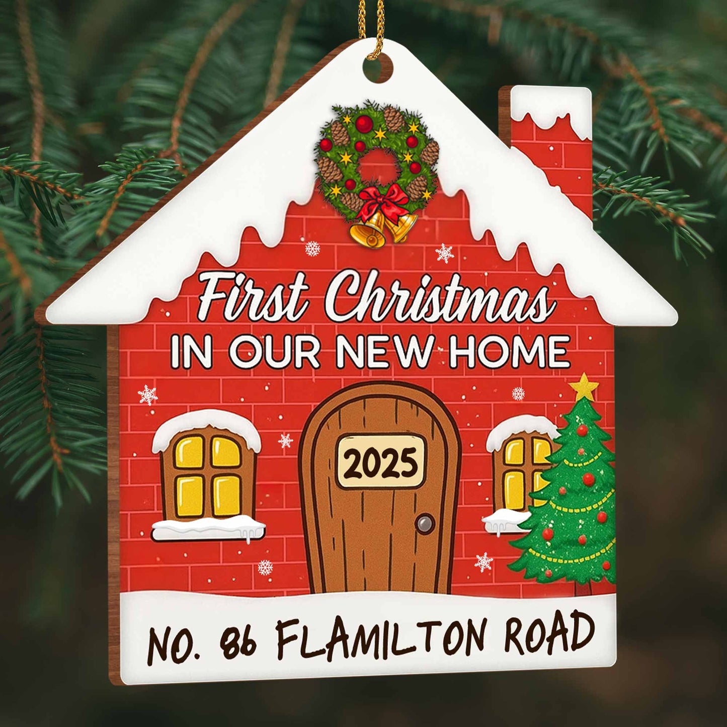 First Christmas In Our New Home, House and Christmas Decor