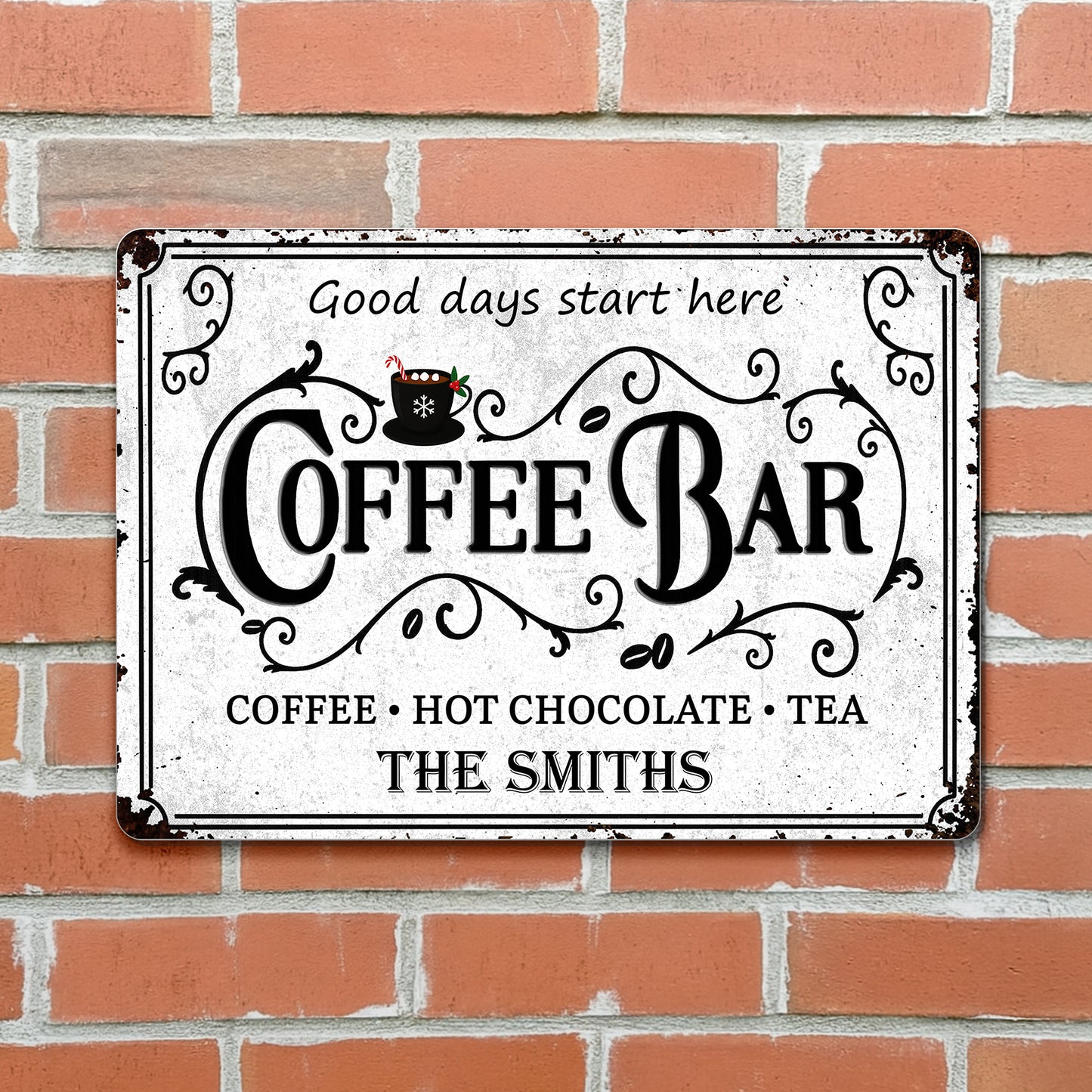 Good Days Start Here Coffee Bar Sign