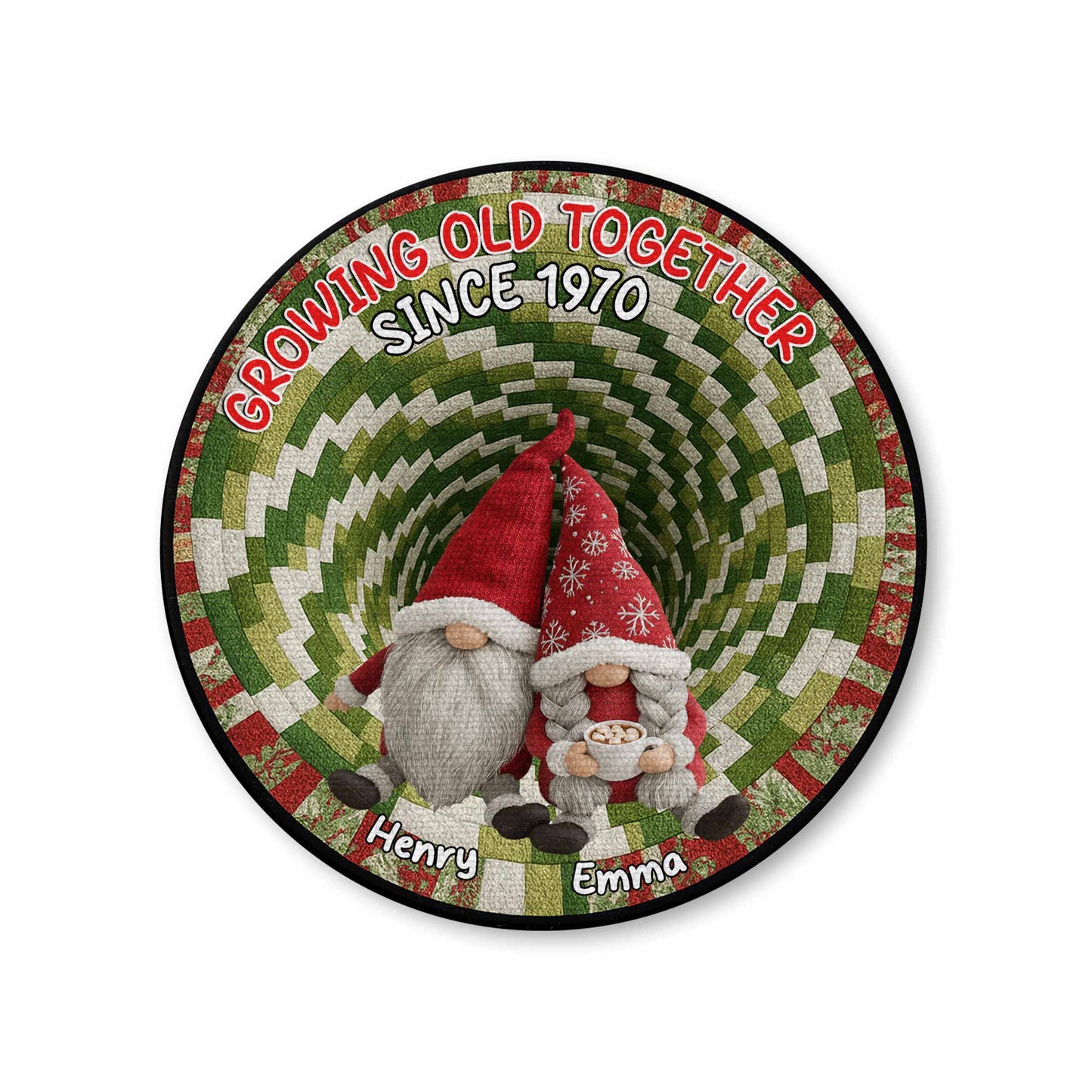 Growing Old Together, Gnomes And Christmas Patterns