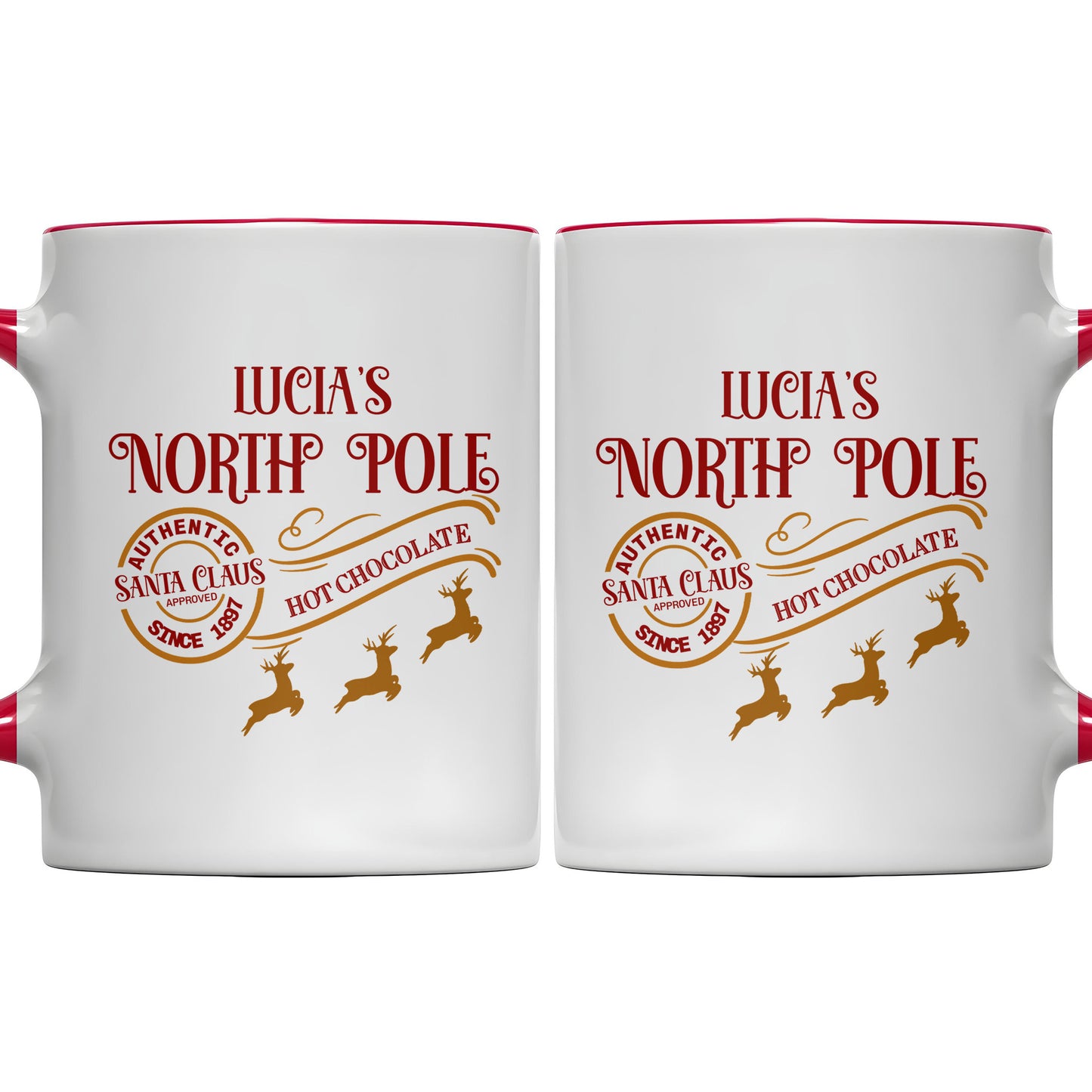 North Pole Authentic Santa Claus Hot Chocolate Mug