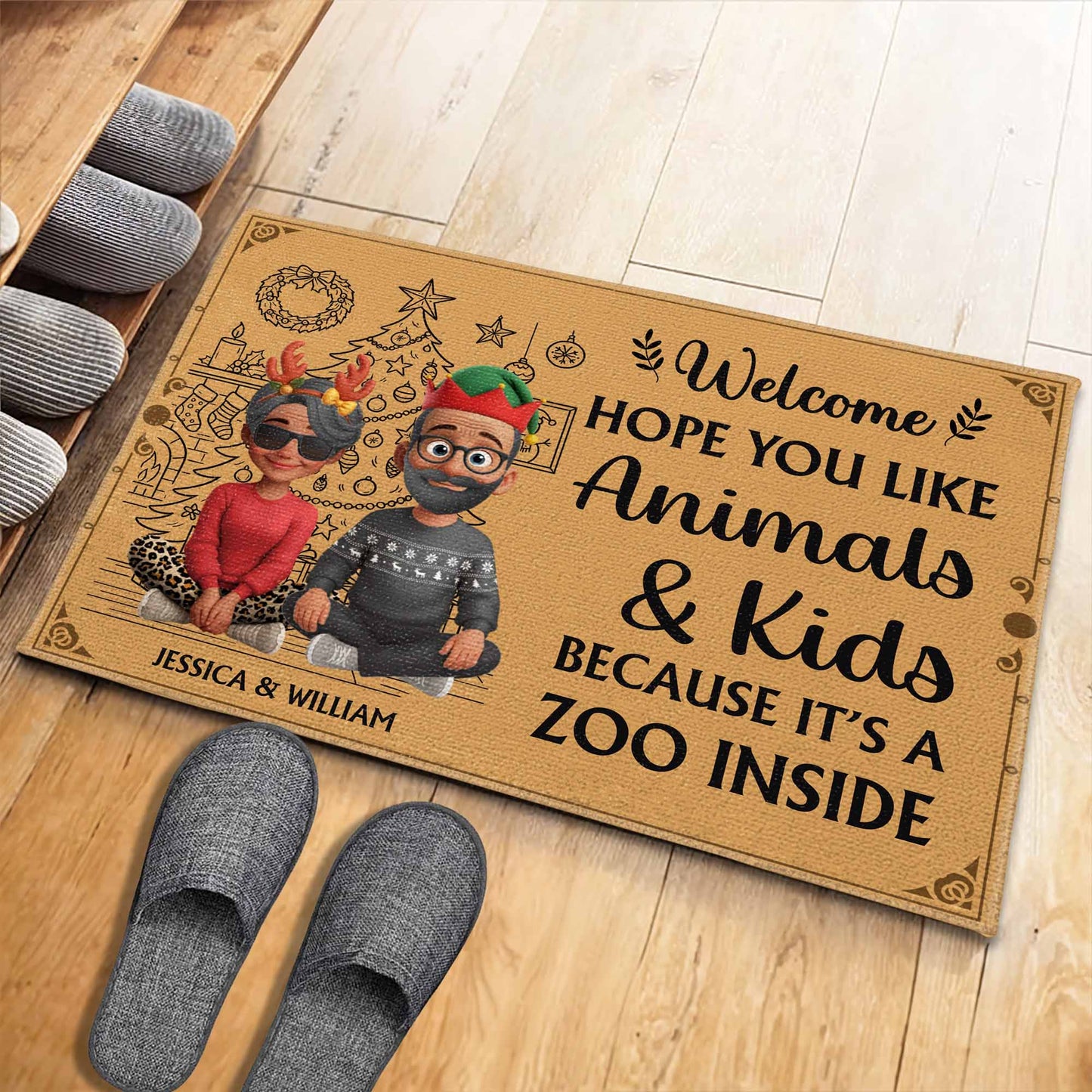 Welcome Hope You Like Animals & Kids Because It's A Zoo Inside