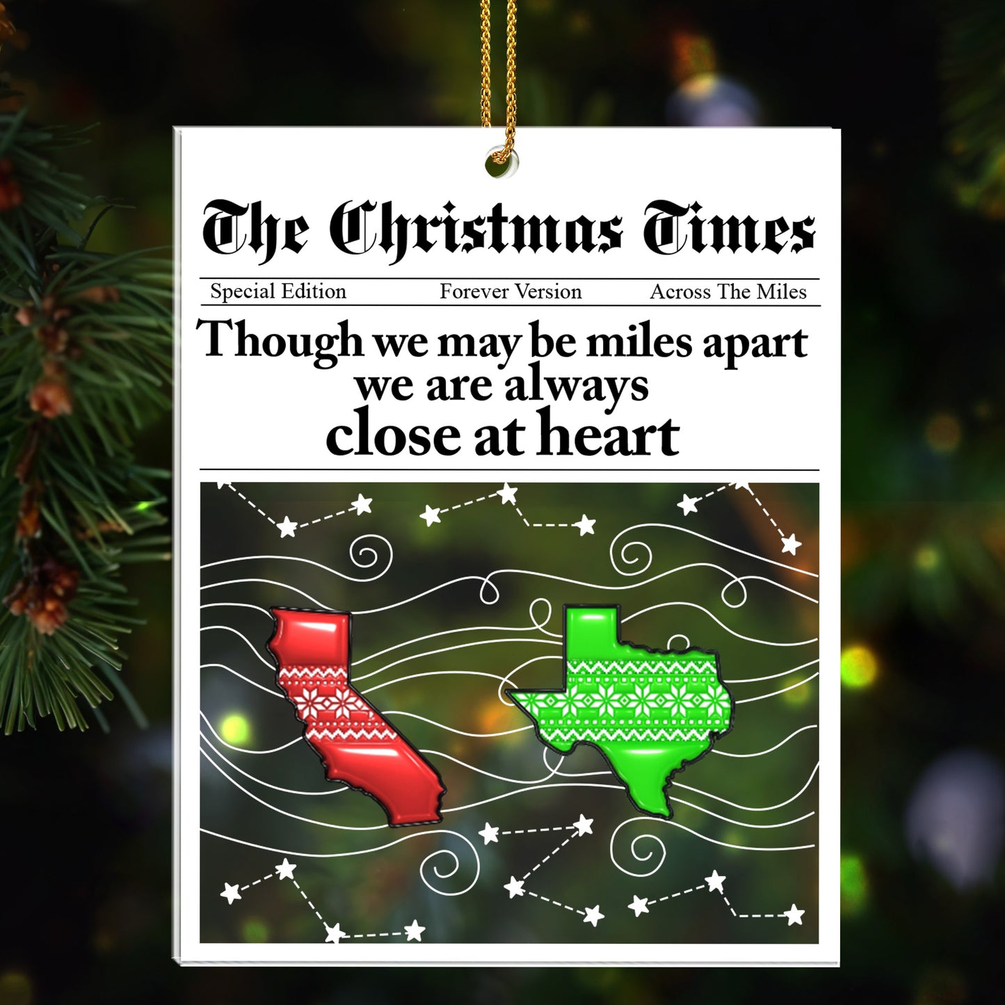 Though We May Be Miles Apart, Close At Heart