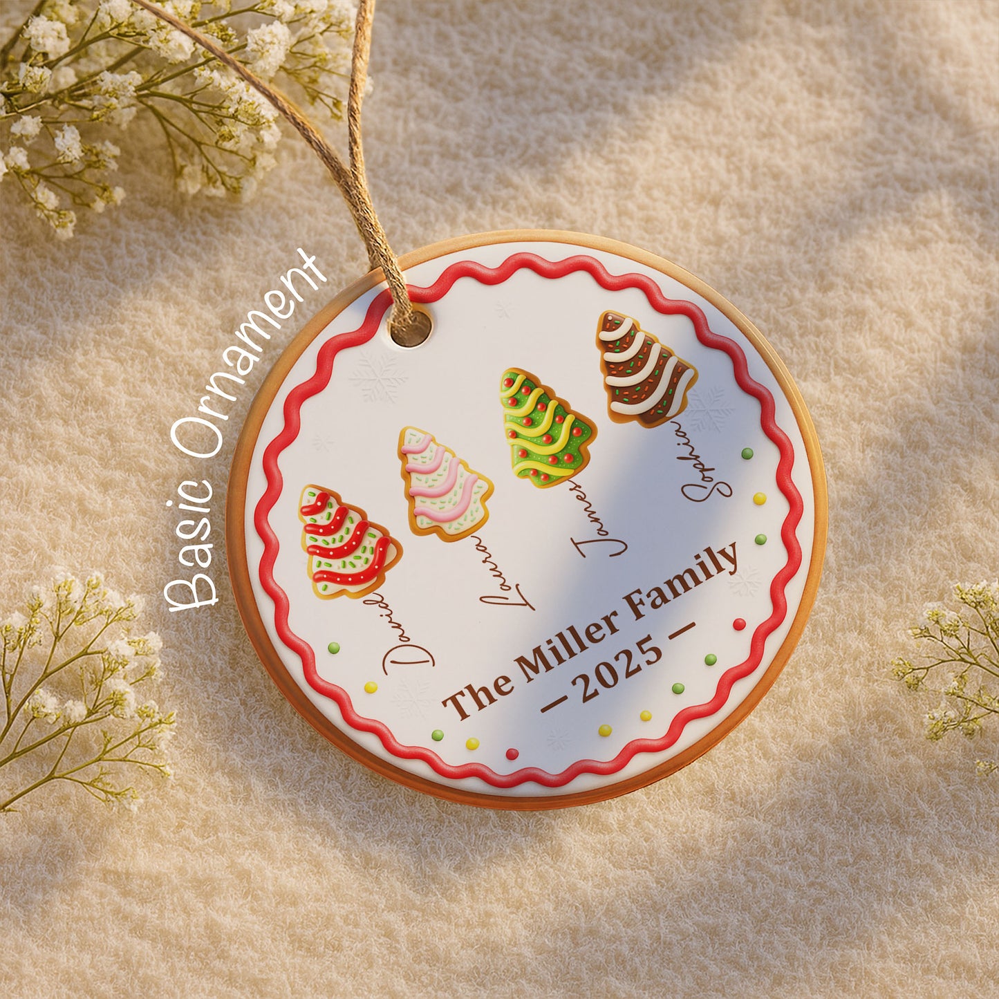 Festive Trees Brighten The Miller Home Christmas Keepsake