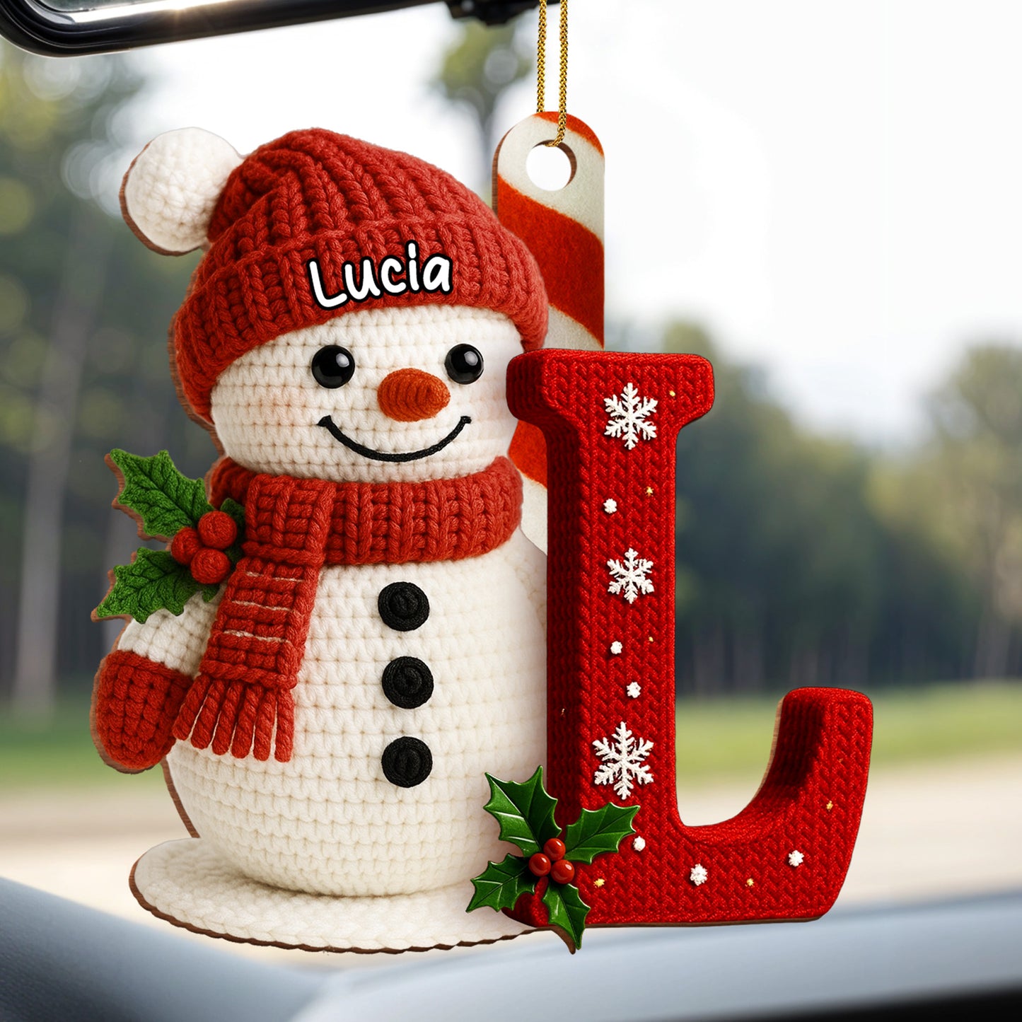 Celebrate The Joyful Winter Season With Snowman And Snowflakes