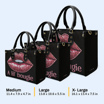 A Lil Bougie - Bespoke Leather Handbag - bougie01