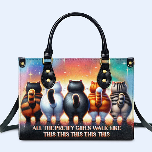 Cat Walk - Bespoke Leather Handbag - catwalk01