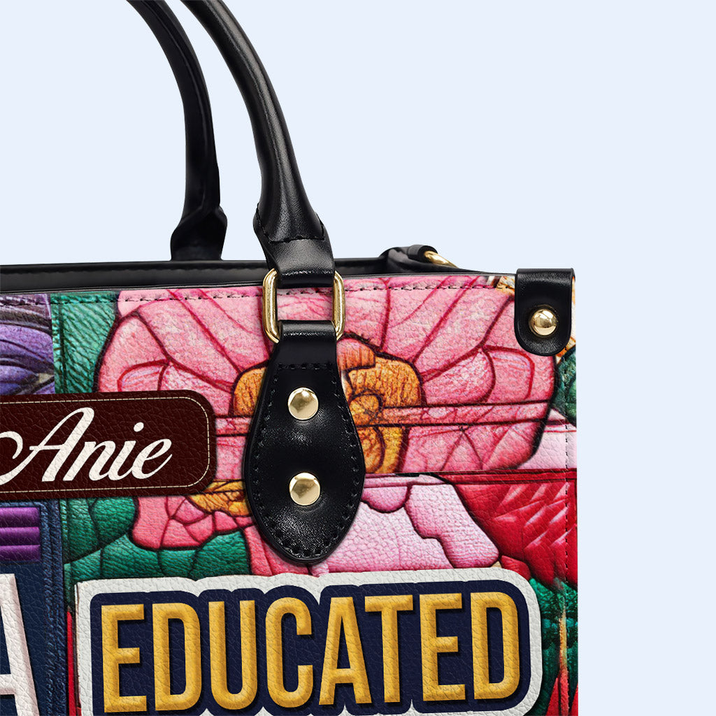Proud Latina - Personalized Leather Handbag - HG29