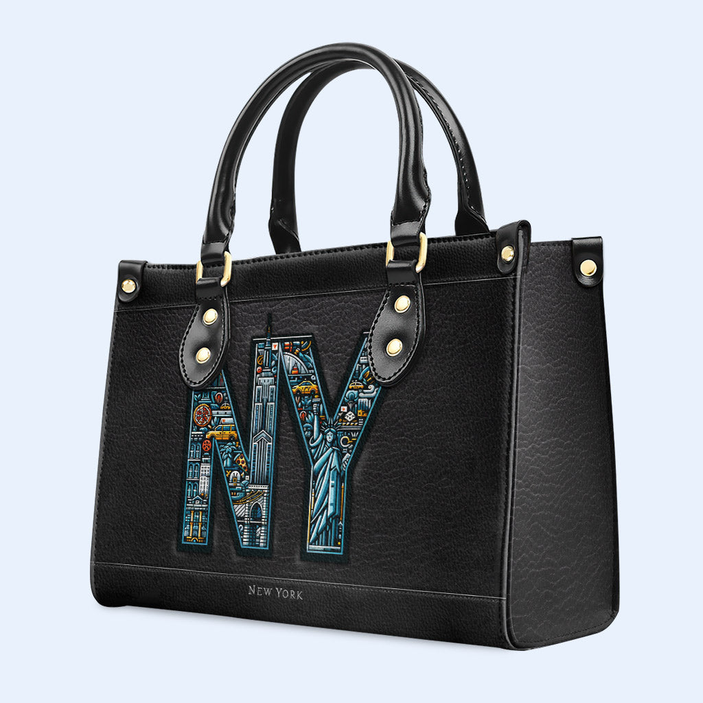 New York - Leather Handbag - NY01