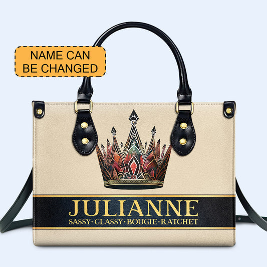 Queen Beige - New - Bespoke Leather Handbag - queen02beige