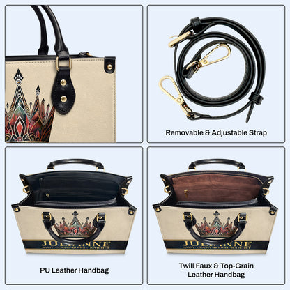 Queen Beige - New - Bespoke Leather Handbag - queen02beige