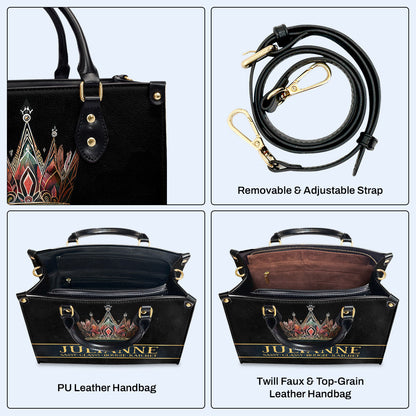 Queen Black - New - Bespoke Leather Handbag - queen02black