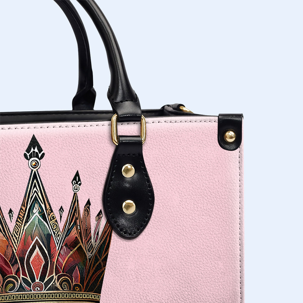 Queen Pink - New - Bespoke Leather Handbag - queen02pink