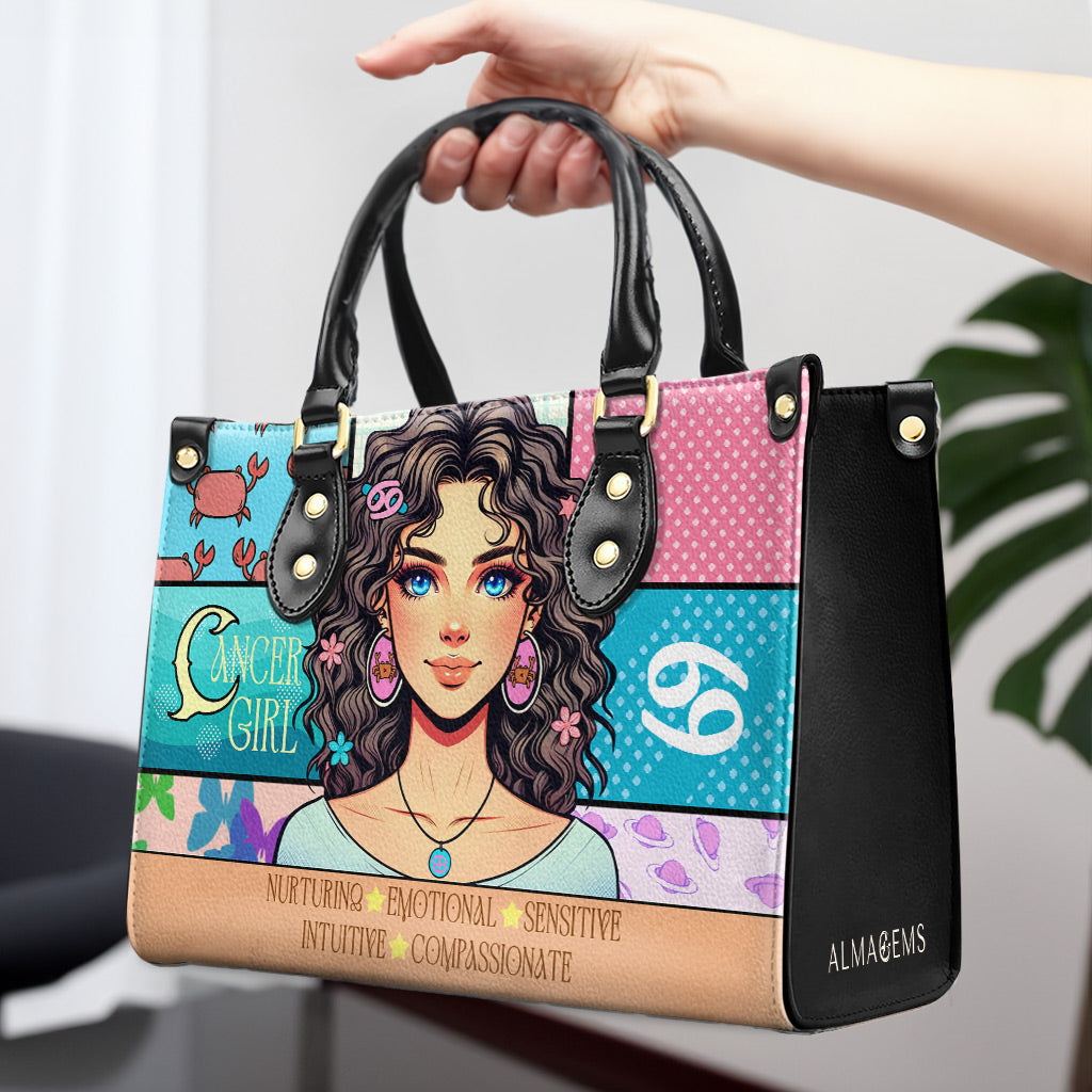 Cancer Girl 01 - Bespoke Leather Handbag - z_can01