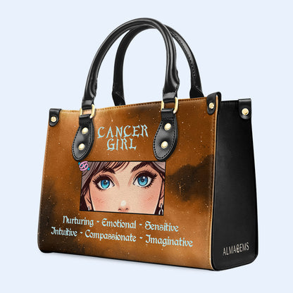 Cancer Girl 02 - Bespoke Leather Handbag - z_can02