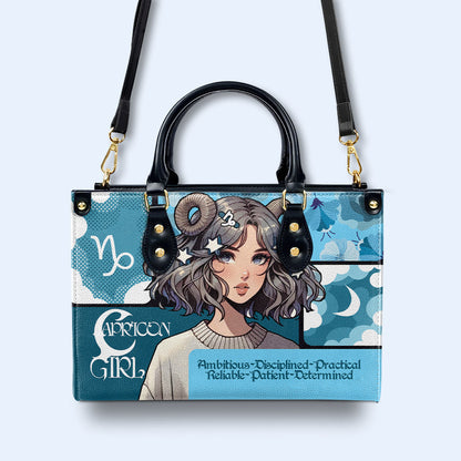 Capricorn Girl 01 - Bespoke Leather Handbag - z_cap01