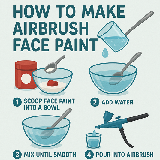 Creative Family Fun: How to Make Airbrush Face Paint That’s Safe & Stunning