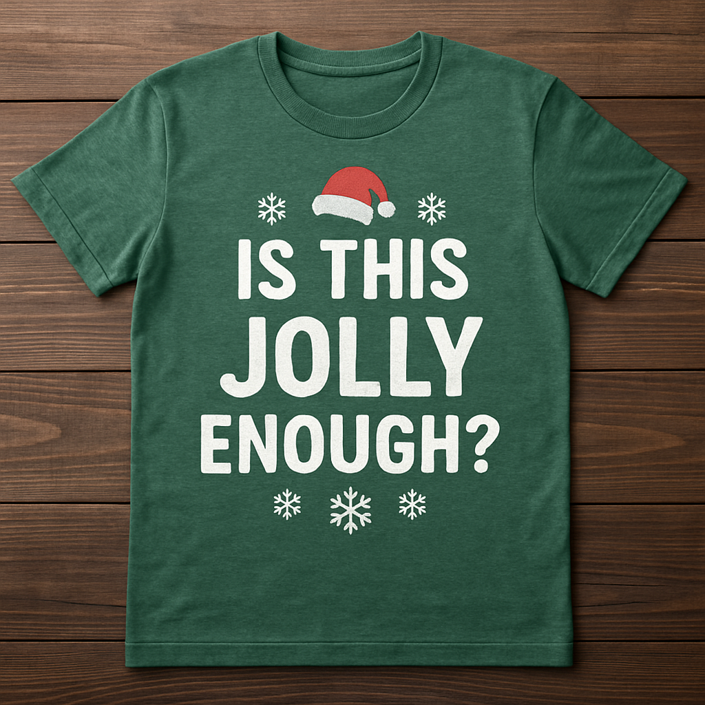 The Perfect Shirt for the Holiday Curmudgeon: "Is This Jolly Enough?"