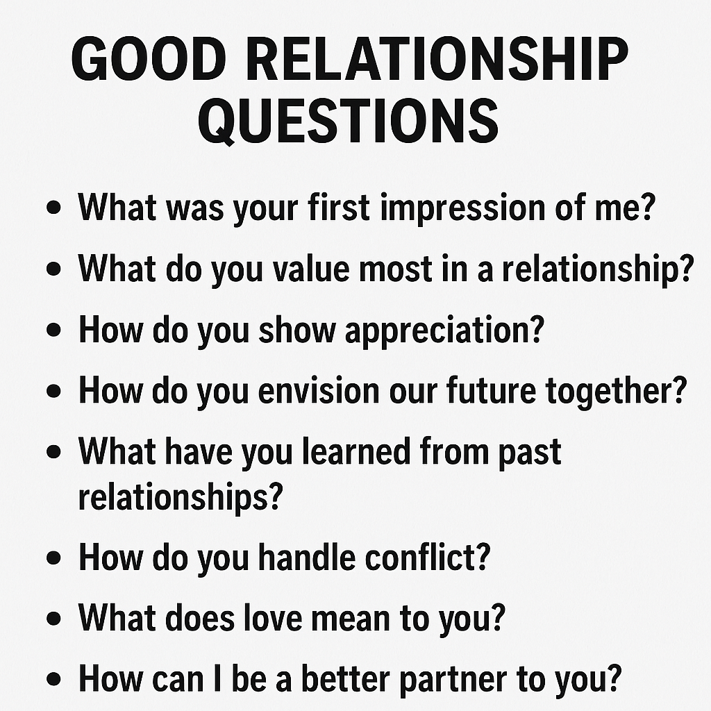 Connecting Deeper: A Guide to Good Relationship Questions & Thoughtful ...