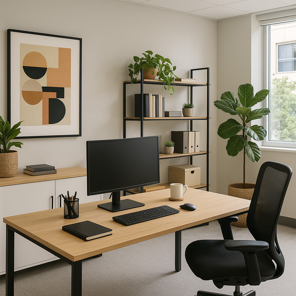 From Bland to Grand: How to Decorate an Office at Work with Personality