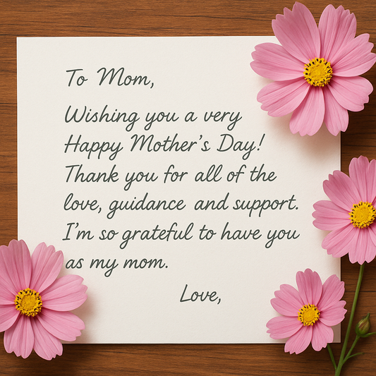 From the Heart: What to Write in Your Mom's Mother's Day Card