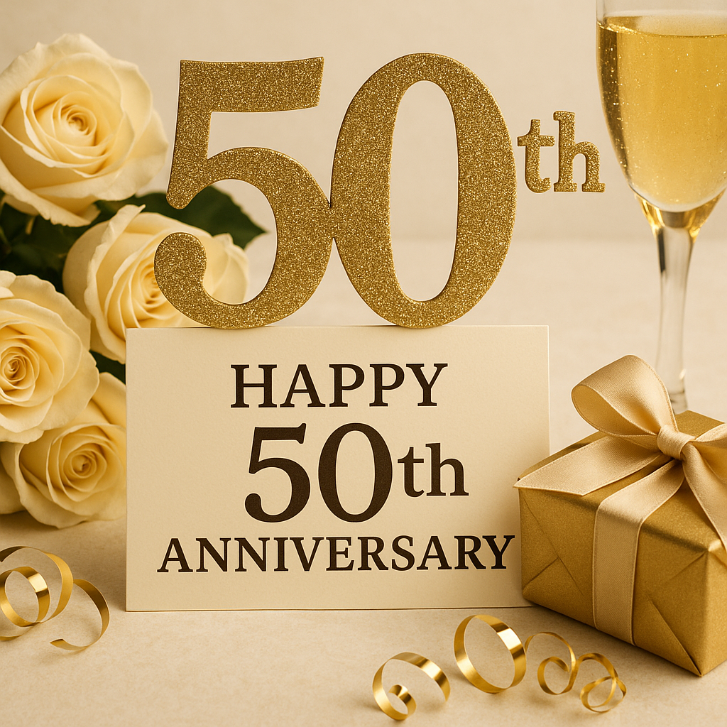 Celebrating 50 Golden Years: What to Get Your Parents for Their 50th Wedding Anniversary