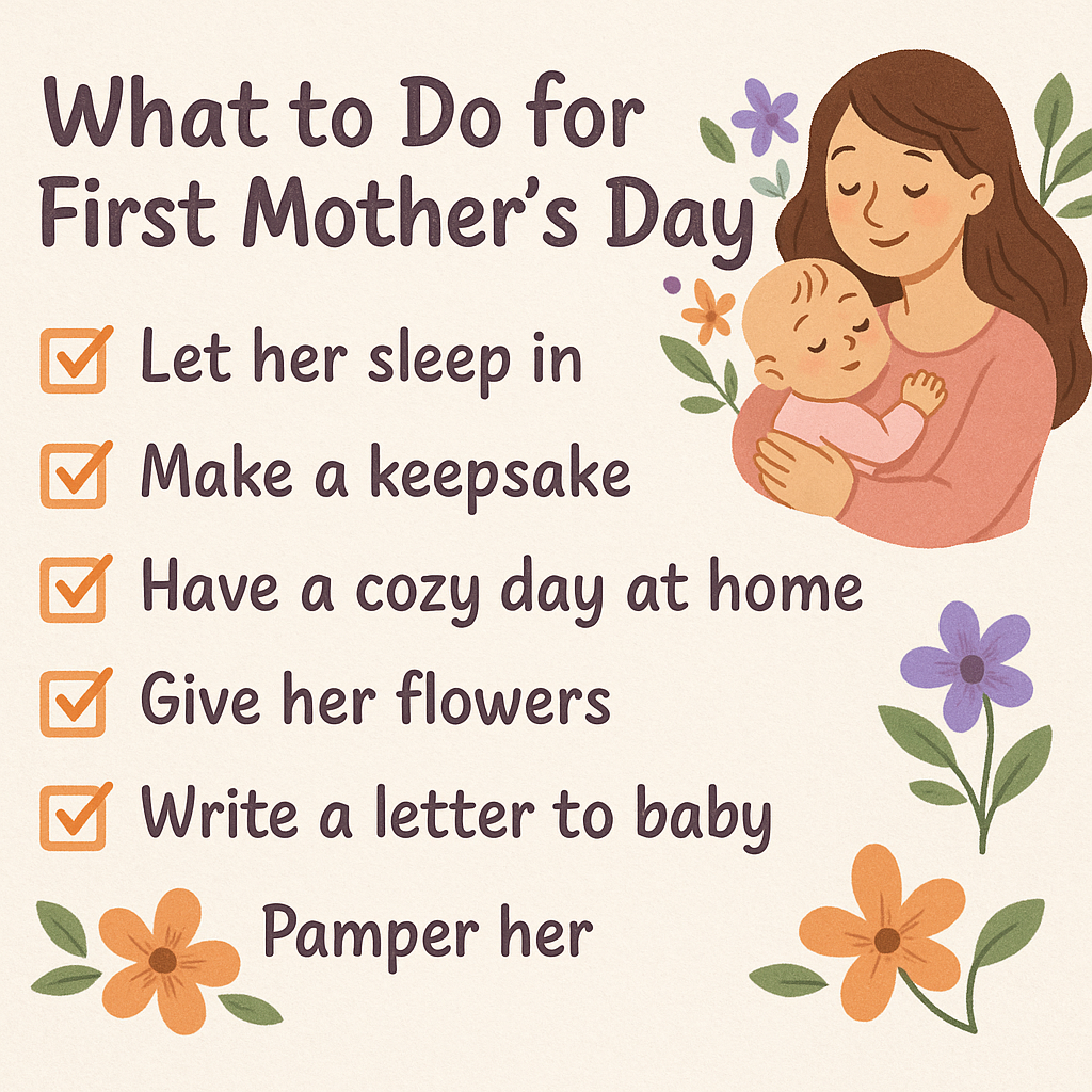 Celebrating Her First Year as Mom: What to Do for a First Mother's Day