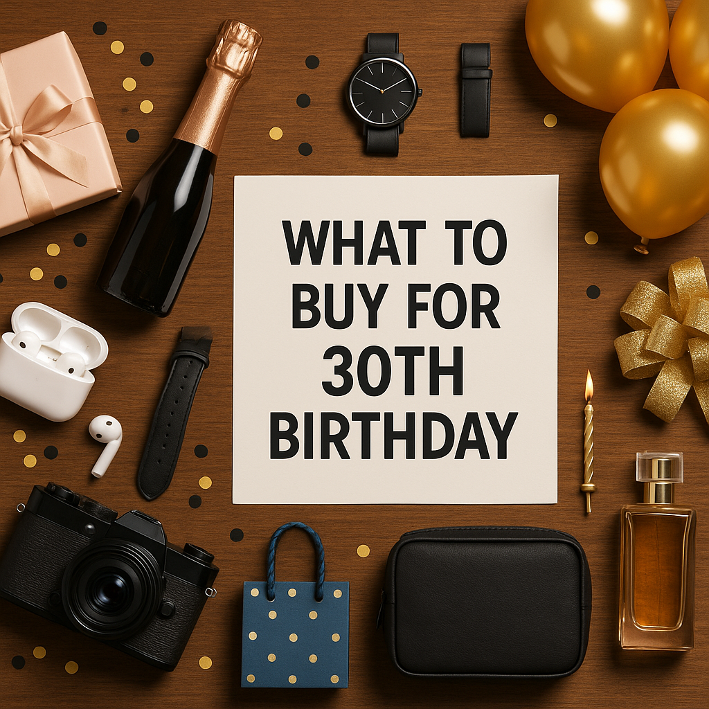 Cheers to 30 Years: What to Buy for a 30th Birthday That's Truly Memorable