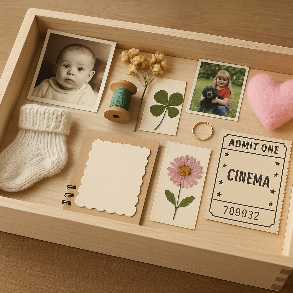 Personal Objects Memory Collection A Treasure Trove of Memories: Your Guide on What to Put in a Memory Bo ...