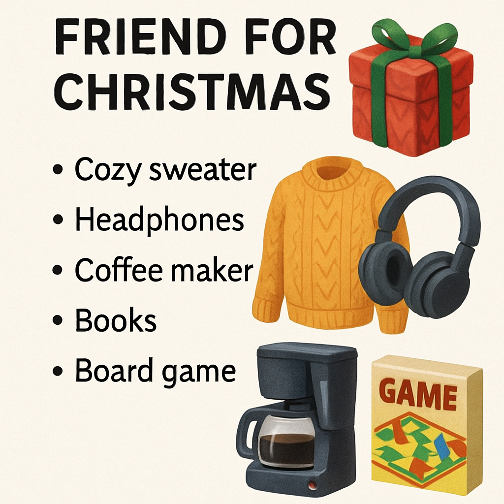 For Your Partner-in-Crime: What to Buy a Friend for Christmas