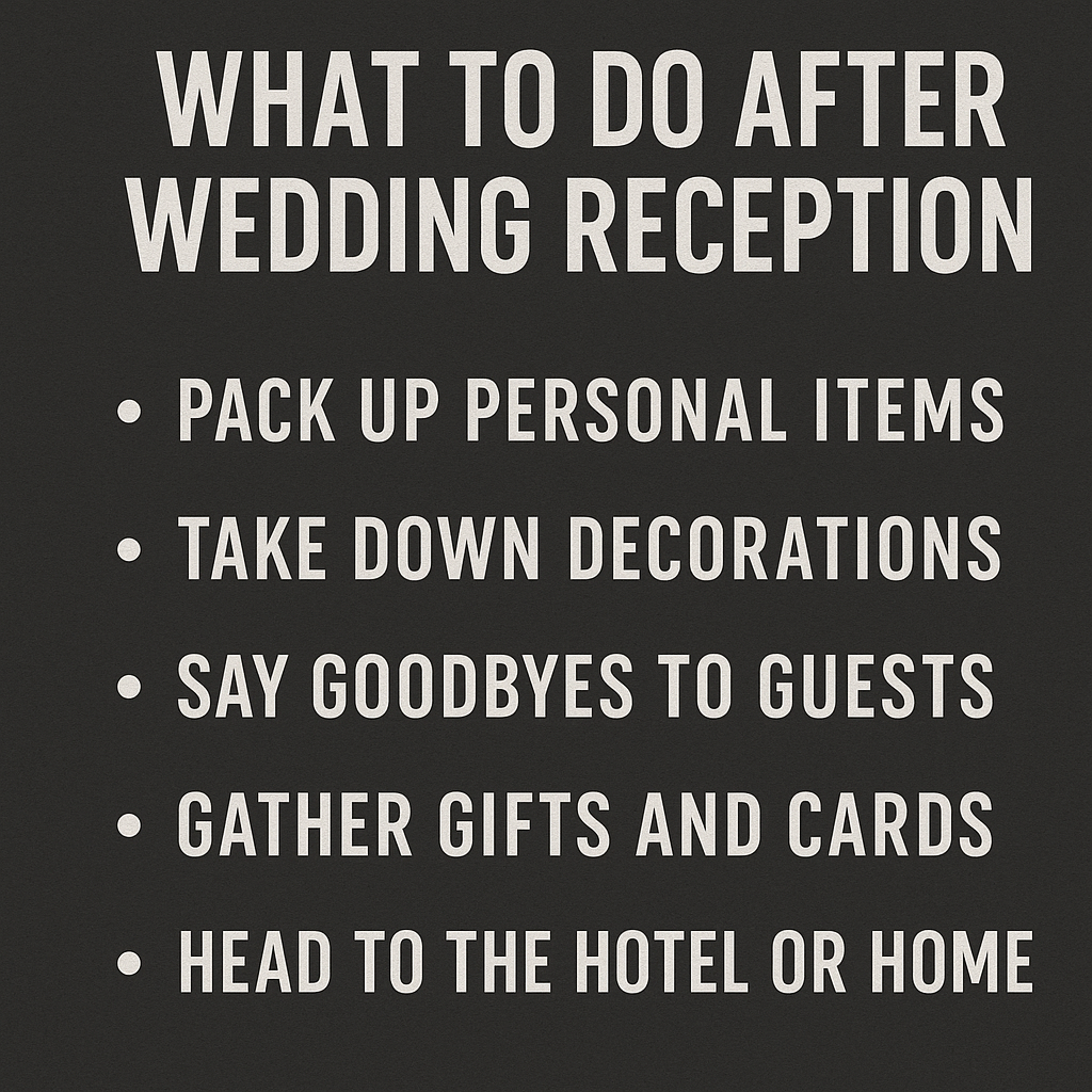 The Party's Over, Forever Begins: What to Do After Your Wedding Reception