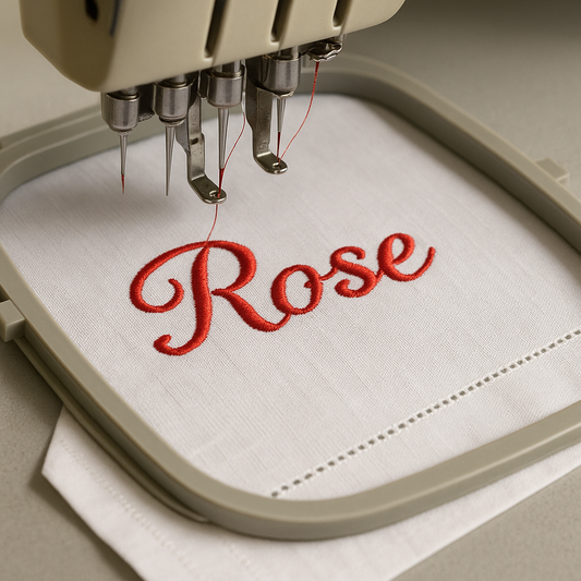 A Stitch in Time: How to Machine Embroider Handkerchiefs & Other Keepsake Gifts