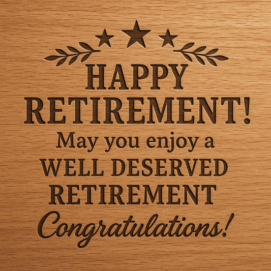 Words That Last a Lifetime: What to Engrave on a Retirement Gift