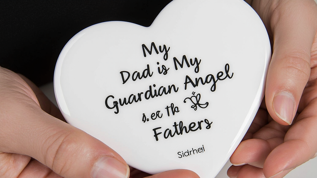 A Comforting Presence: Celebrating the Enduring Love with 'My Dad is My Guardian Angel' Gifts