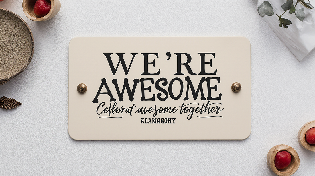 Celebrate Your Bond: Why 'We're Awesome' Personalized Gifts Speak Volumes
