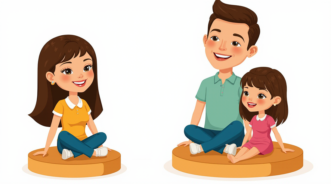 Capture Precious Moments: The Magic of a Dad and Daughter 3D Cartoon Gift